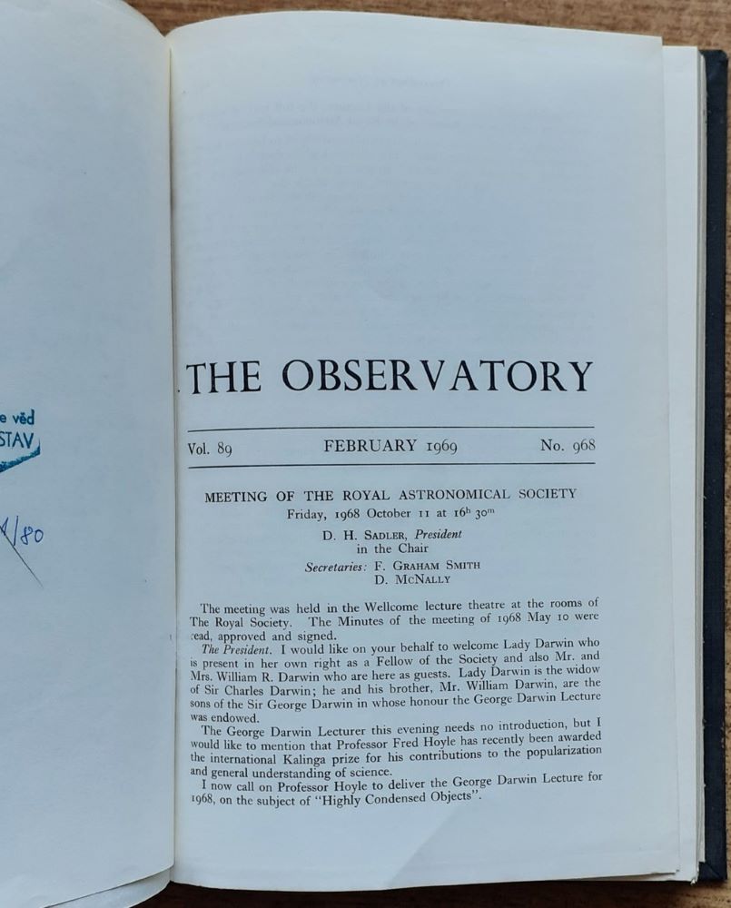 The Observatory 1969
