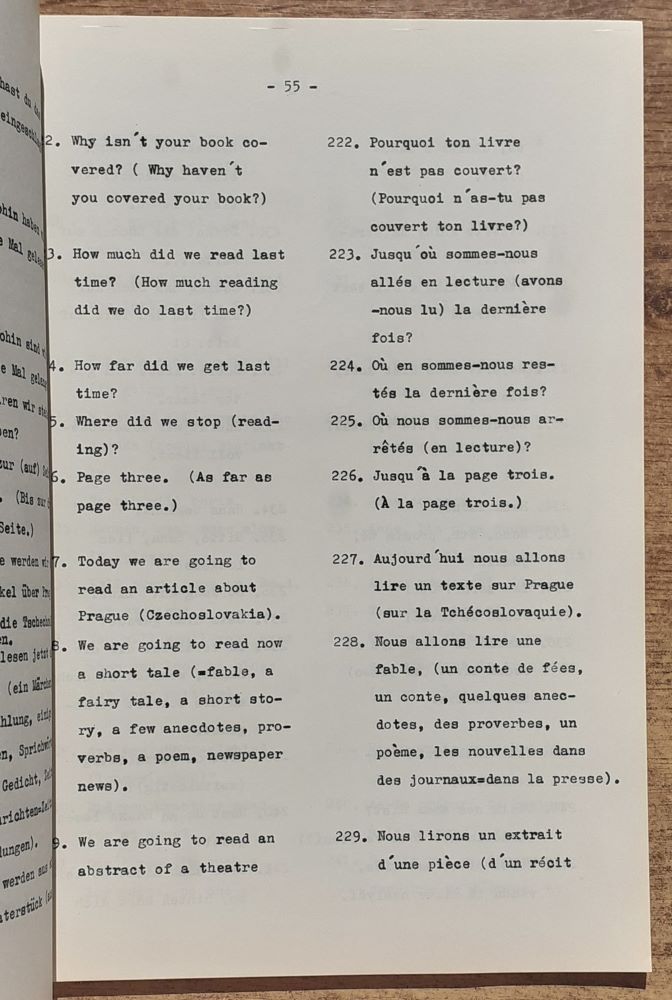 Ve škole mluvíme německy, anglicky, francouzsky