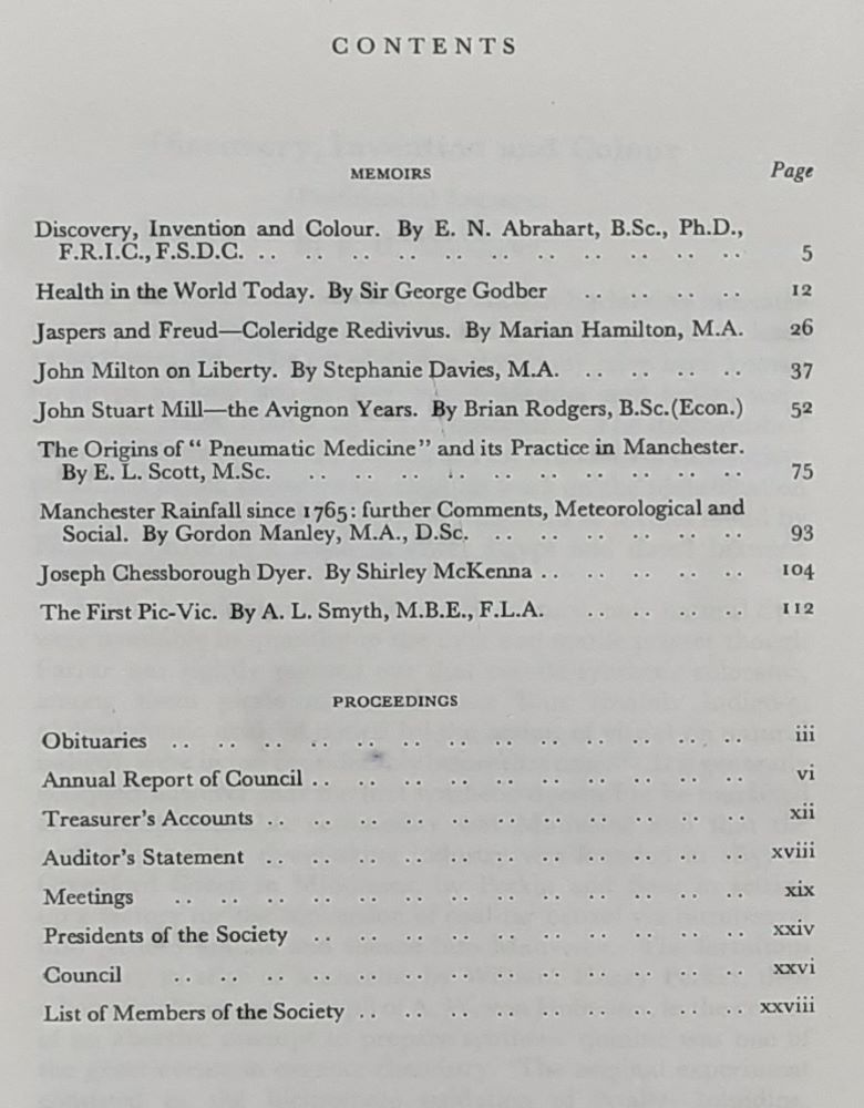 Memoirs and Proceedings / Volume 117 - 1974-75