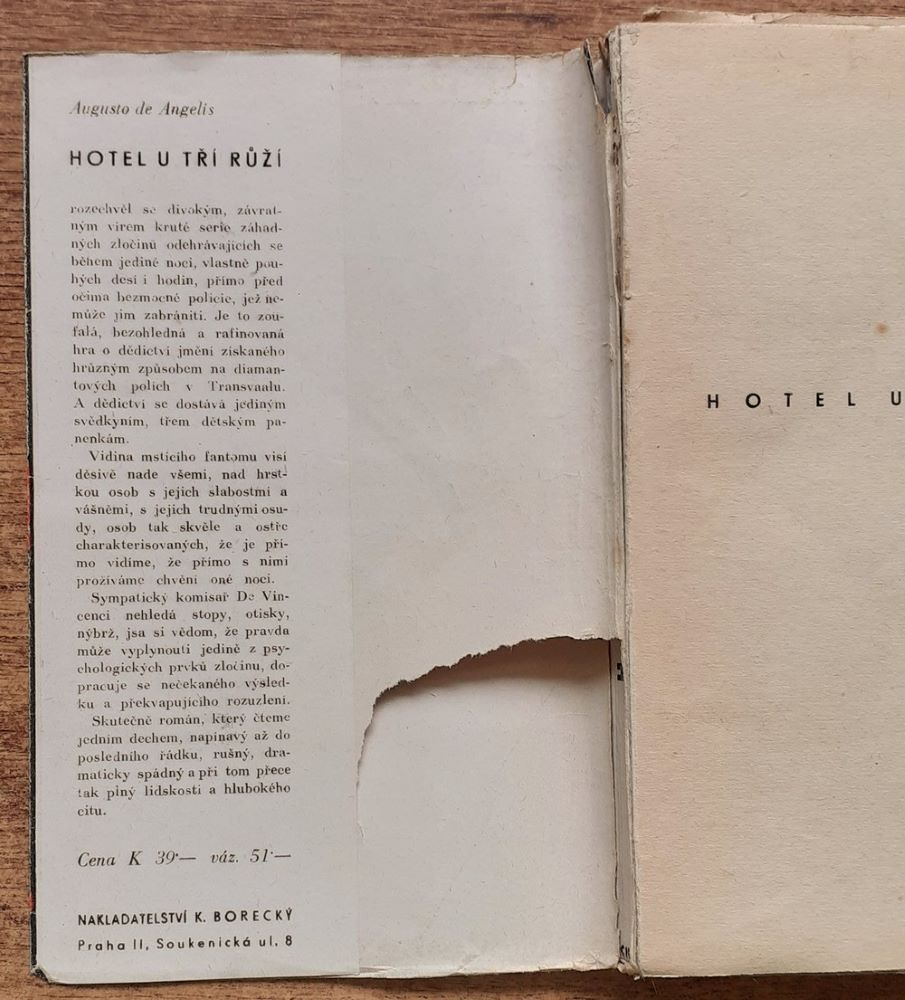 Hotel u 3 rúží / Detektivní román