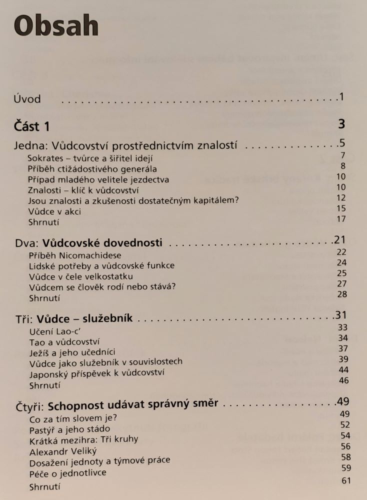 Leadership / Učte se od velkých vúdcú