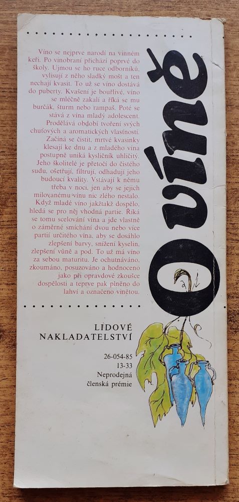 O víně aneb lepší je vínečko nežli voda