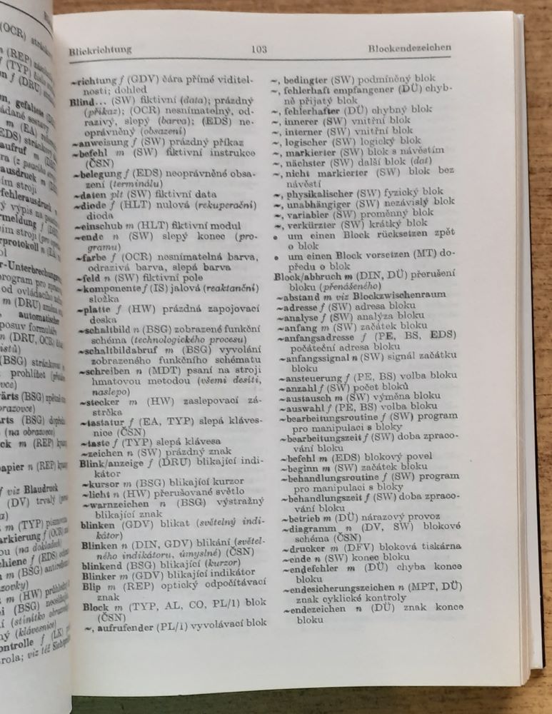 Německo-český slovník výpočetní techniky