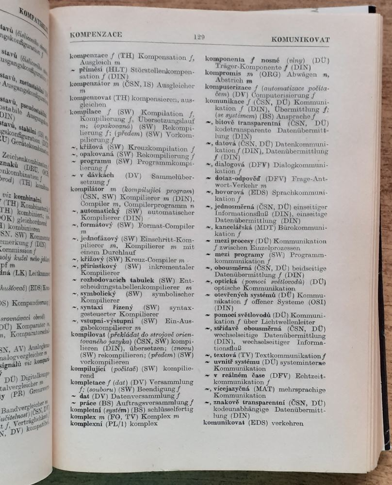 Česko-nemecký slovník výpočetní techniky