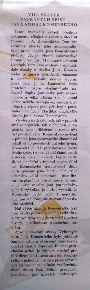 Vybrané spisy Jana Amose Komenského