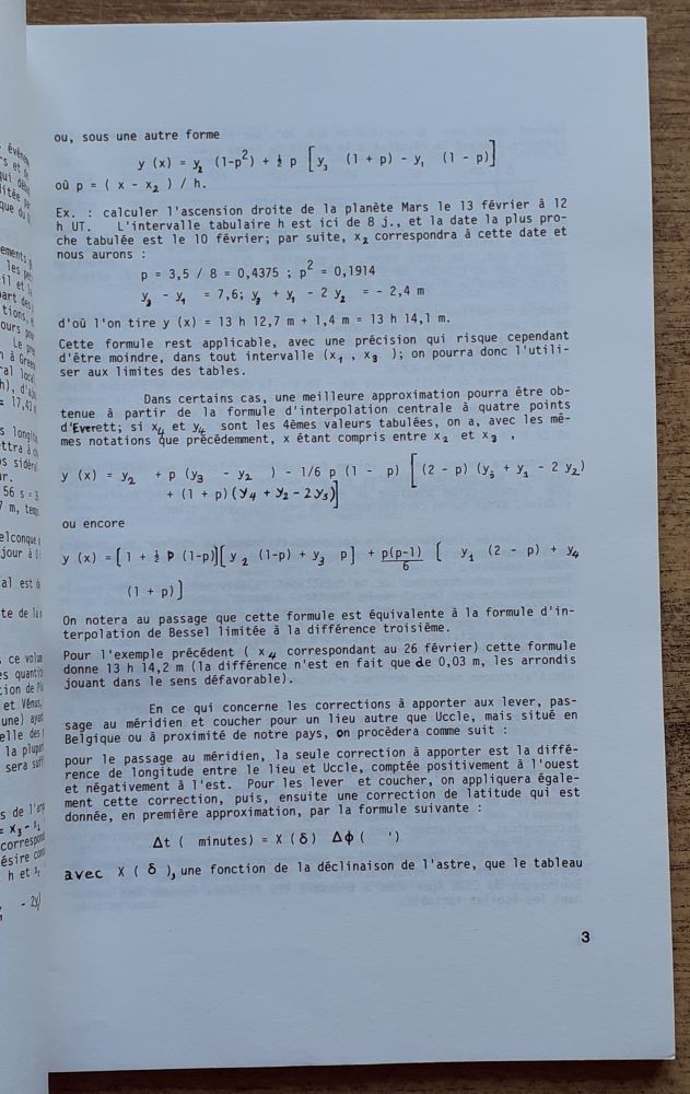Ciel et Terre / Ephémérides astronomiques 1982 / november - december 1981