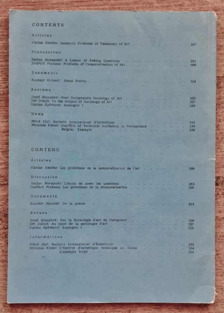 Estetika / ročník VI 1969/4