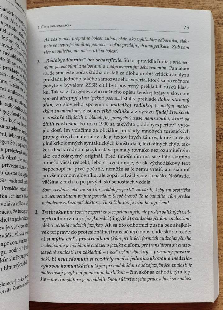 Komunikácia, tlmočenie, preklad alebo Prečo spadla Babylonská veža?