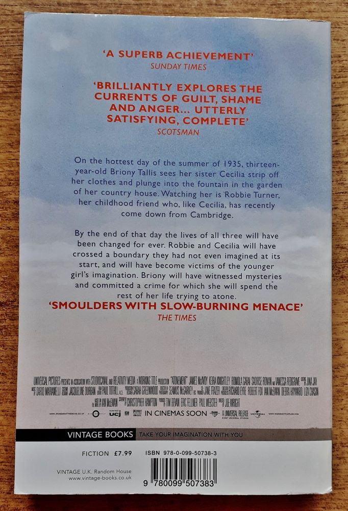 Atonement / Now a Major Motion Picture
