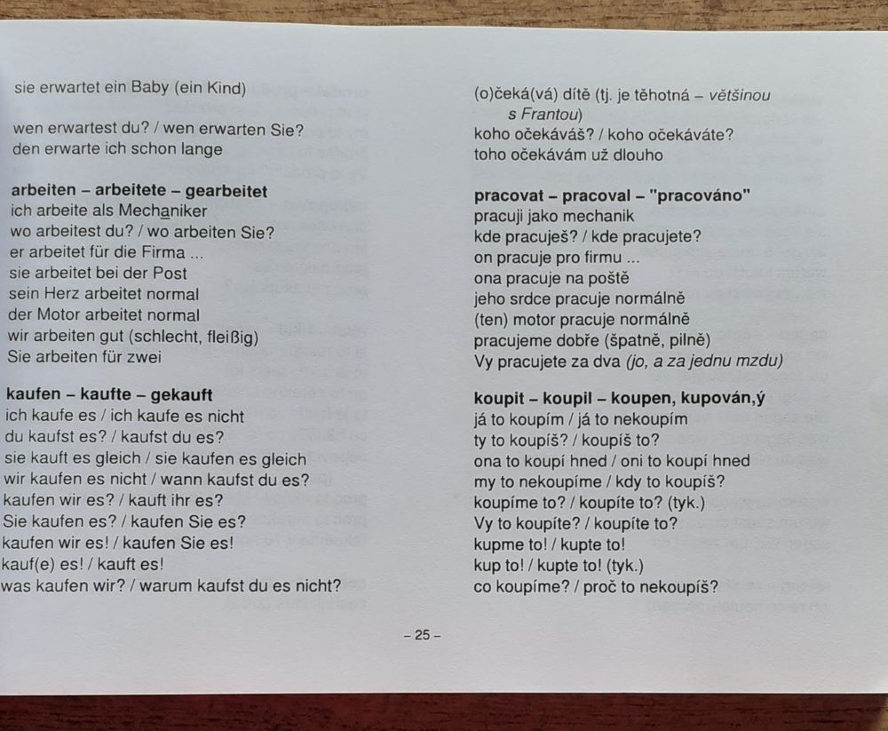 Němčina I. díl / 2. část / Cvičení