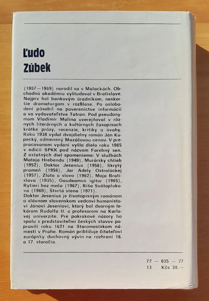 Doktor Jesenius / Bol slovenský lekár, prírodovedec, filozof aj autor vedeckých spisov a človek politicky aktívny