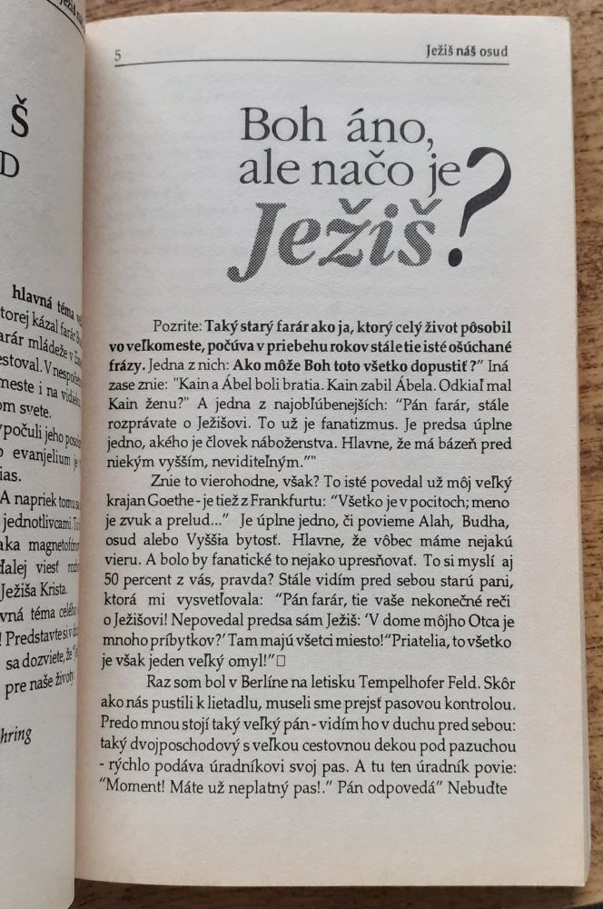 Ježiš, náš osud