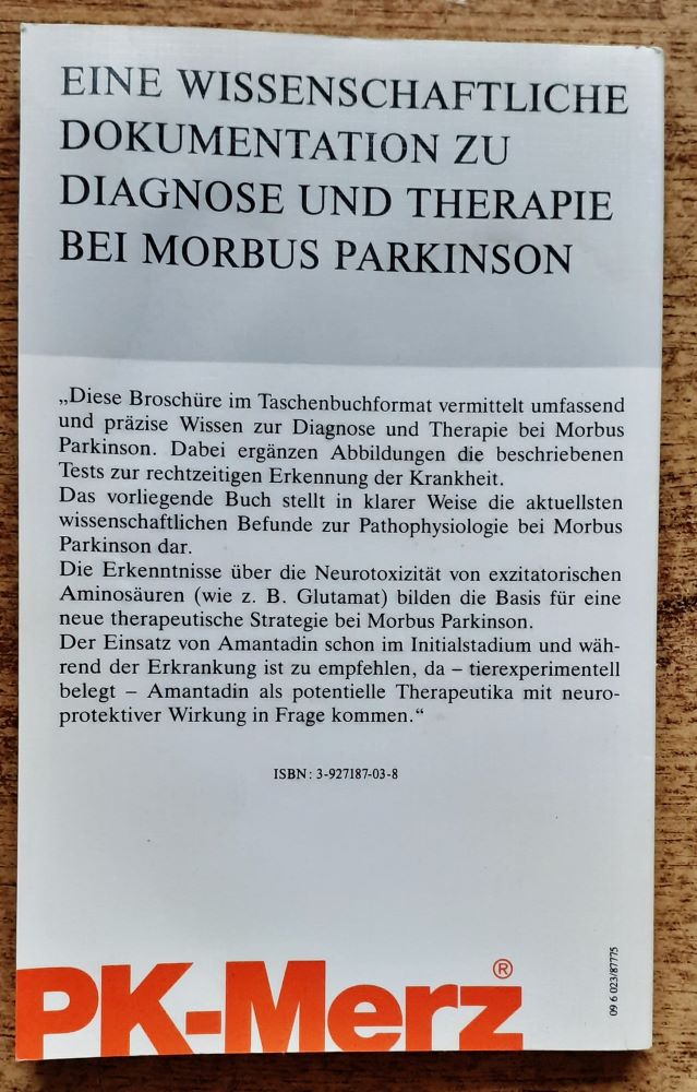 Diagnose und Therapie bei Morbus Parkinson fur Praxis und Klinik dokumentiert