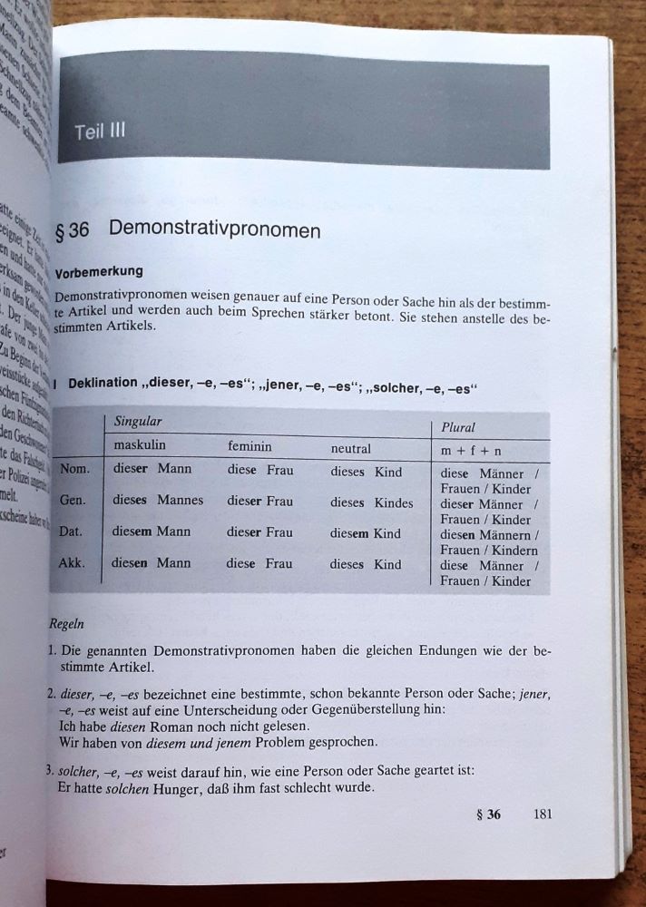 Lehr- und Ubungsbuch der deutschen Grammatik
