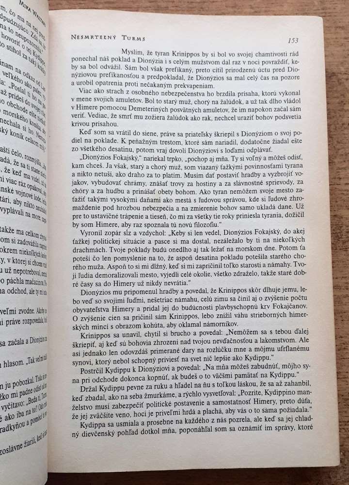 Nesmrteľný Turms / Etruský román