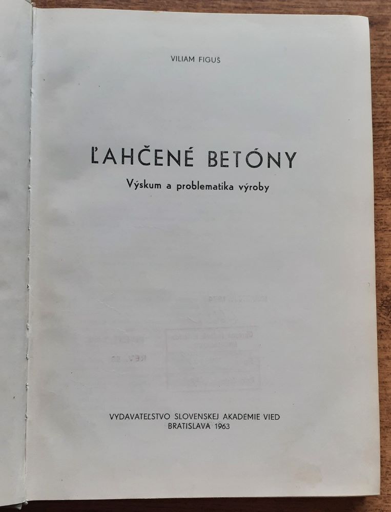 Ľahčené betóny / Výskum a problematika výroby