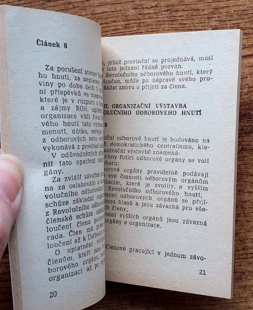 Stanovy revolučního odborového hnutí / ROH