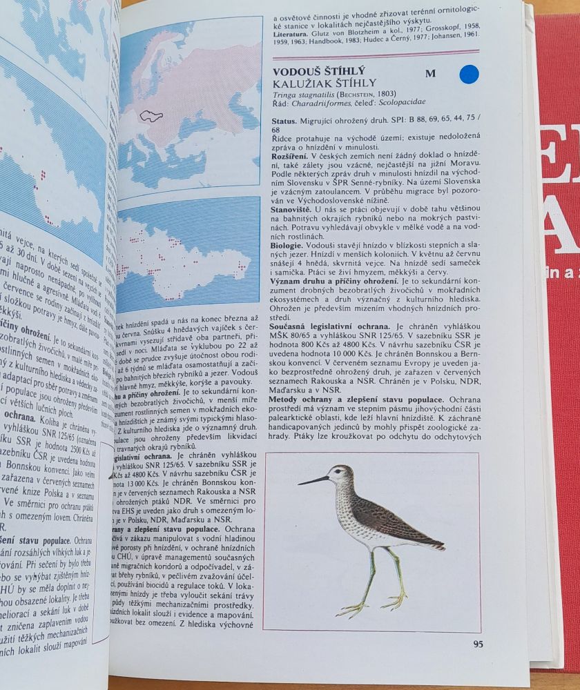 Červená kniha ohrožených a vzácných druhú rostlin a živočichu ČSSR - ČSFR / 1. Ptáci / 2. Kruhoústí, ryby, obojživelníci, plazi, savci/ 3. Bezstavovce