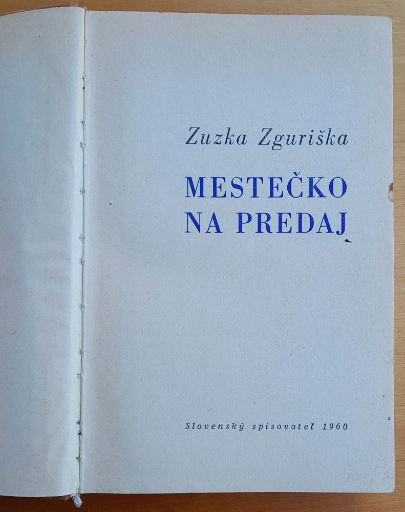 Mestečko na predaj / 2. diel mestečkovskej trilógie