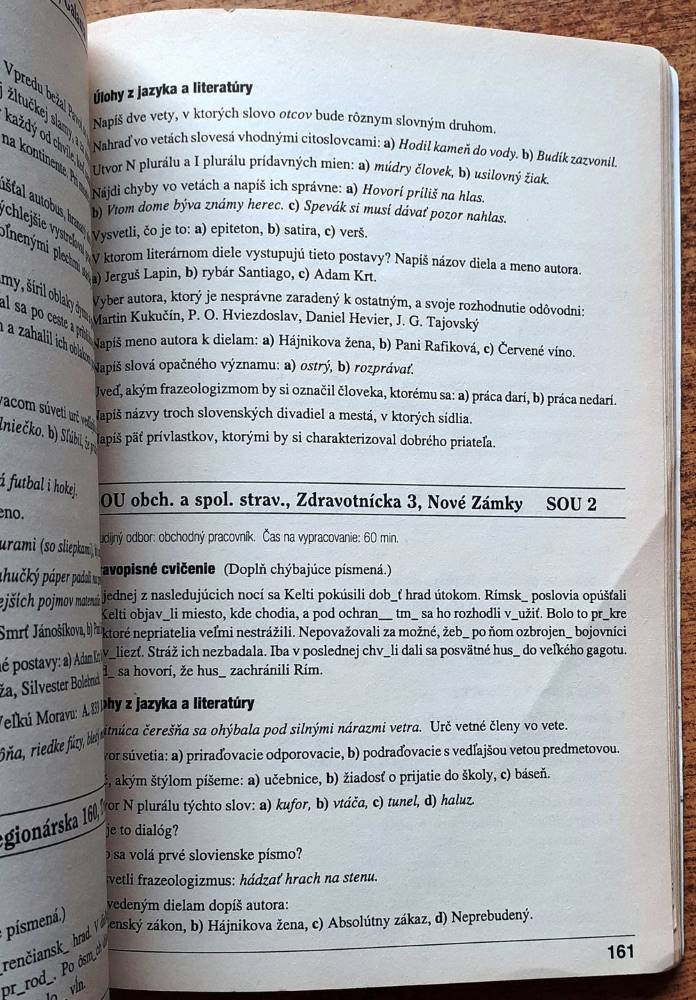 Testy 2002 slovenský jazyk