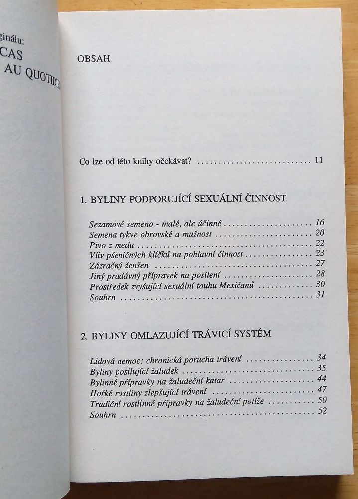 O zázračných bylinách