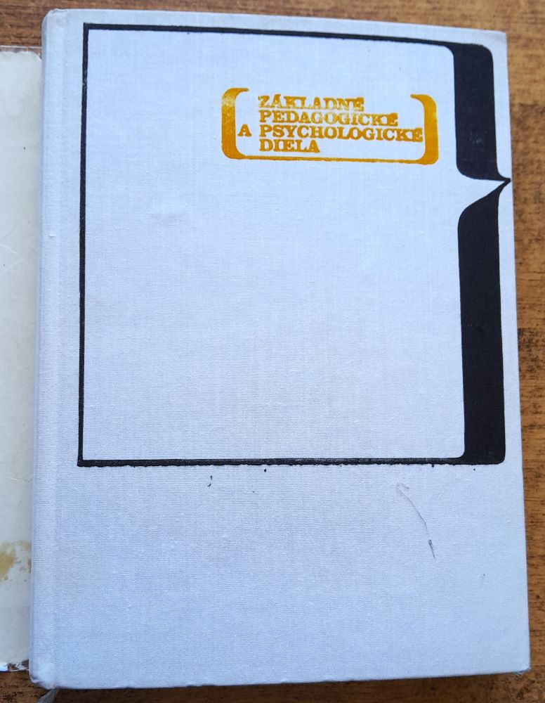 Základy výchovy a vzdelávania dospelých / Základné pedagogické a psychologické diela