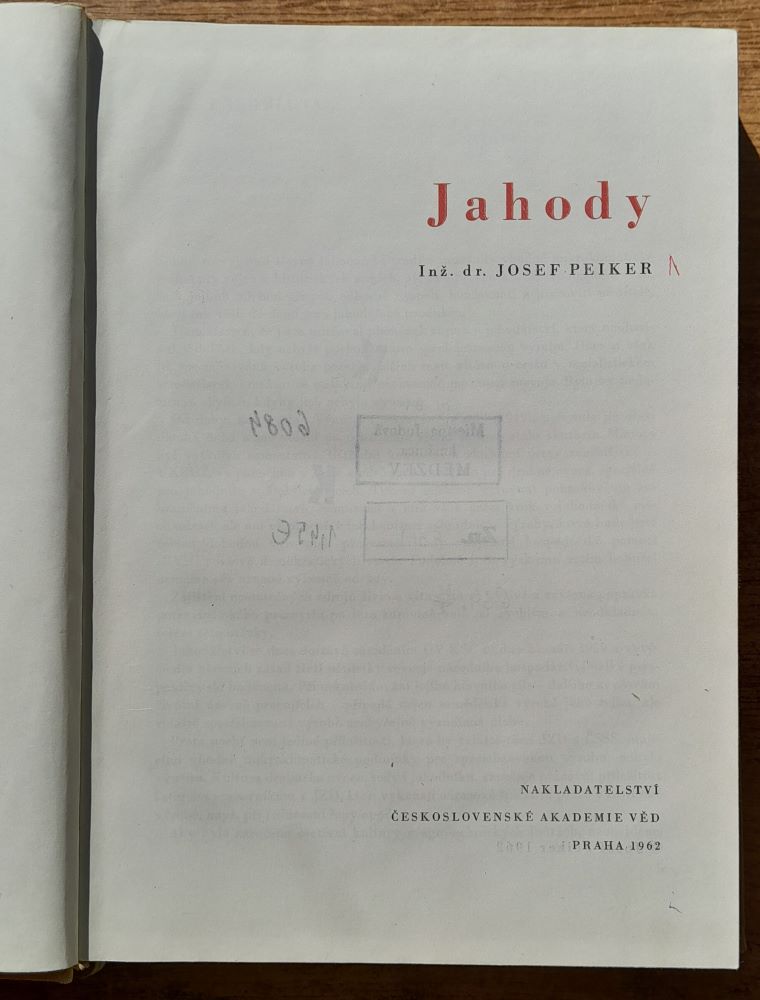 Jahody / Ovocnická edice