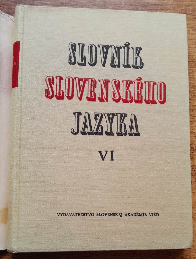 Slovník slovenského jazyka 6. zväzok