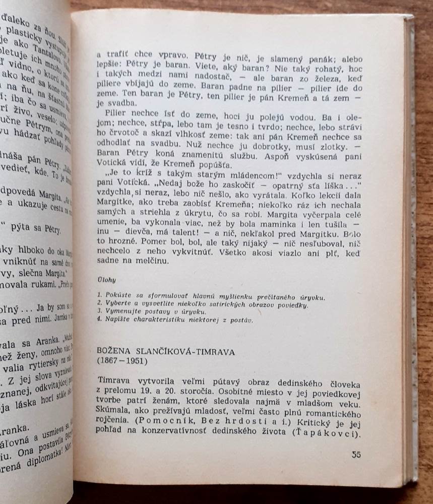 Literárna čítanka, Pre OU a UŠ - 1. ročník