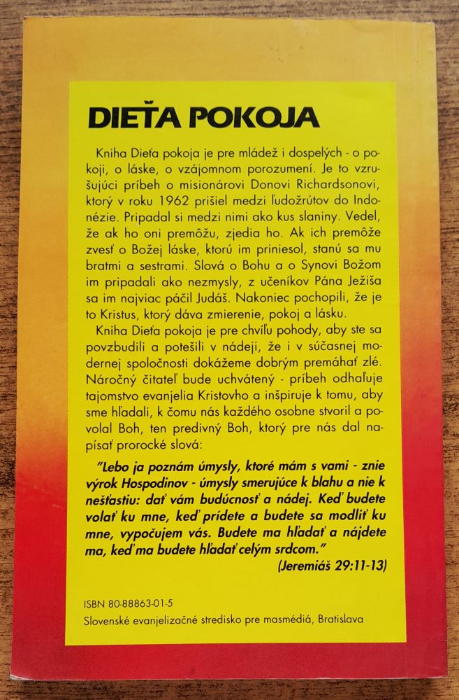 Dieťa pokoja / Úžasný príbej o láske, pokoji a vzájomnom porozumení