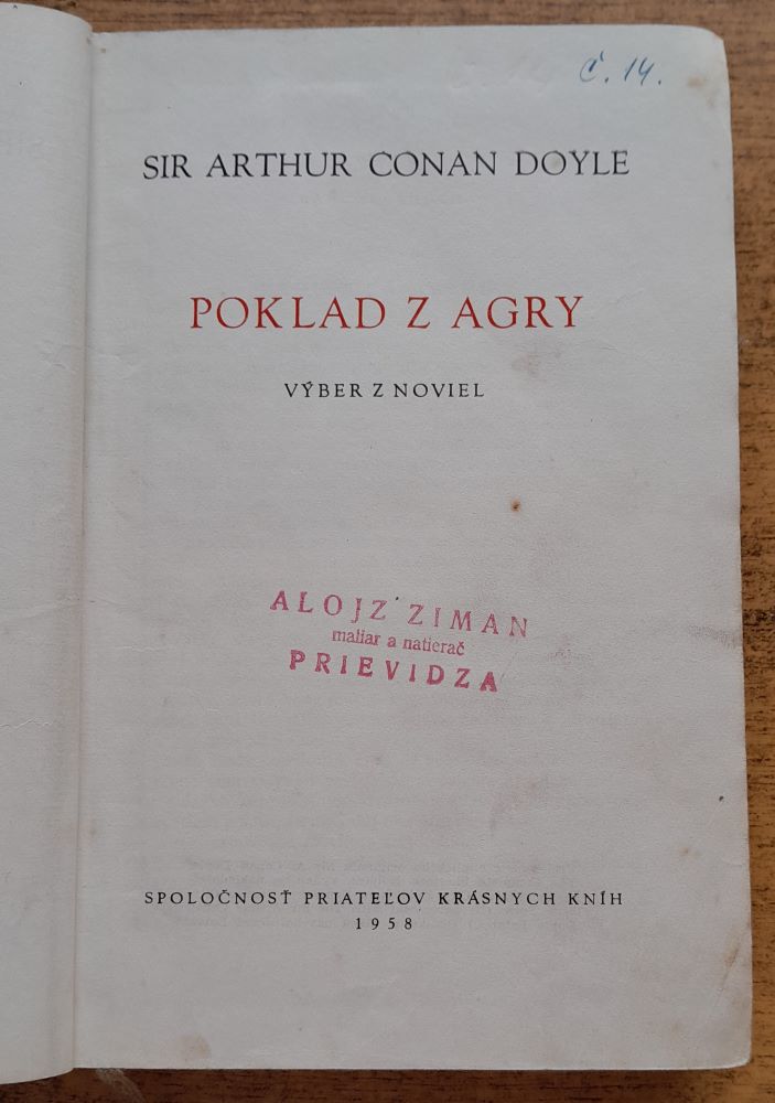 Poklad z Agry / Výber z noviel / Conan Doyle /SPKK