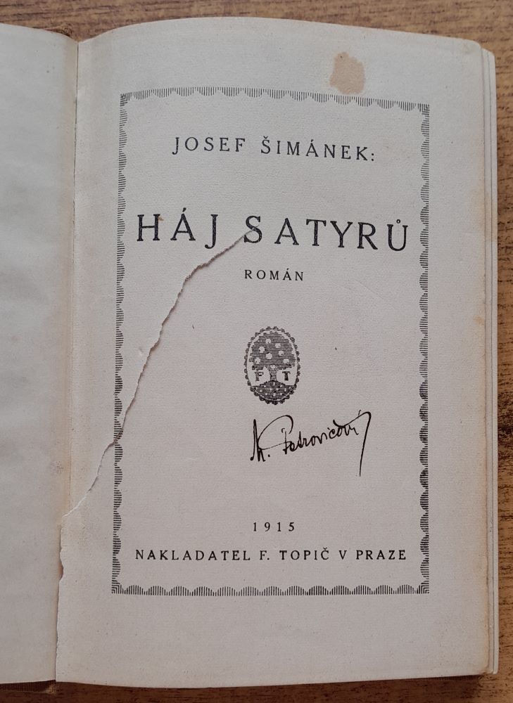 Háj satyru / Román