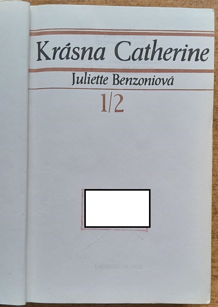 Krásna Catherine 1/2 (Krásna Katarína)