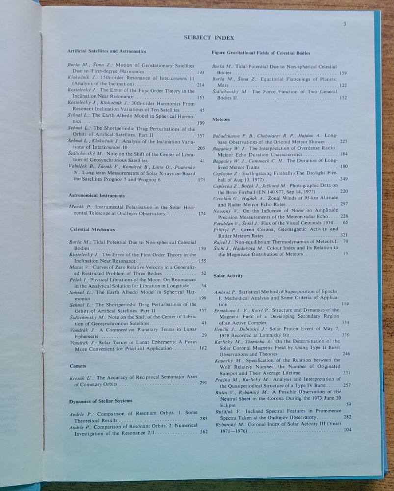 Bulletin of the Astronomical Institutes of Czechoslovakia 1 - 6 / 1979