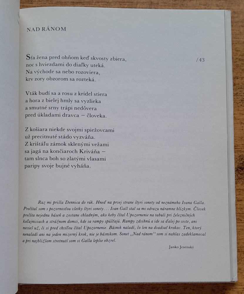 111 slovenských sonetov / Kruh milovníkov poézie