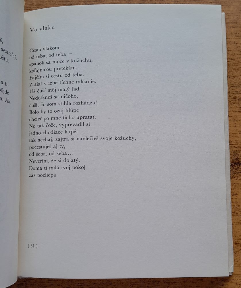 Pohyb bez teba / Kruh milovníkov poézie