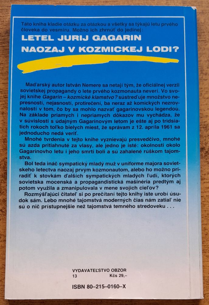 Gagarin - kozmické klamstvo?