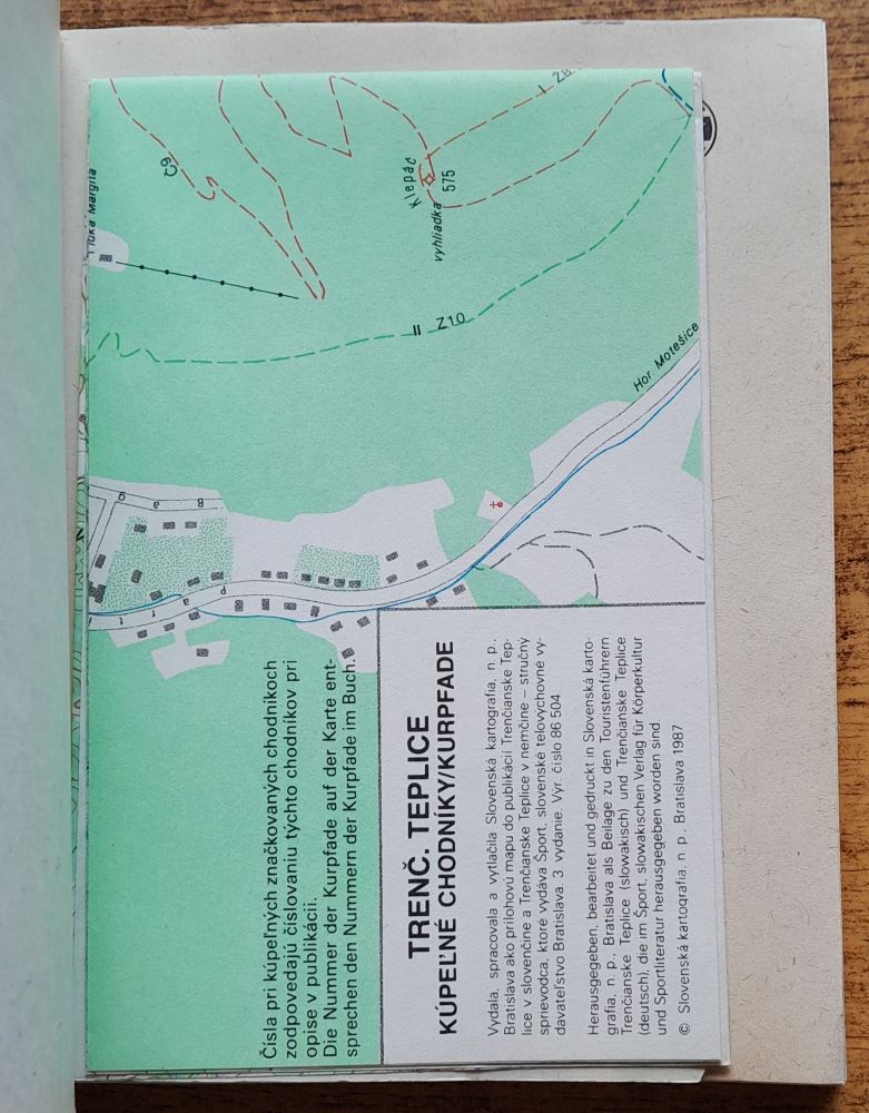 Trenčianske Teplice + mapka / Touristenfuhrer / Ein Fuhrer durch den Kurort und seine Umgebung / Sprievodca po kúpeľnom meste a okolí