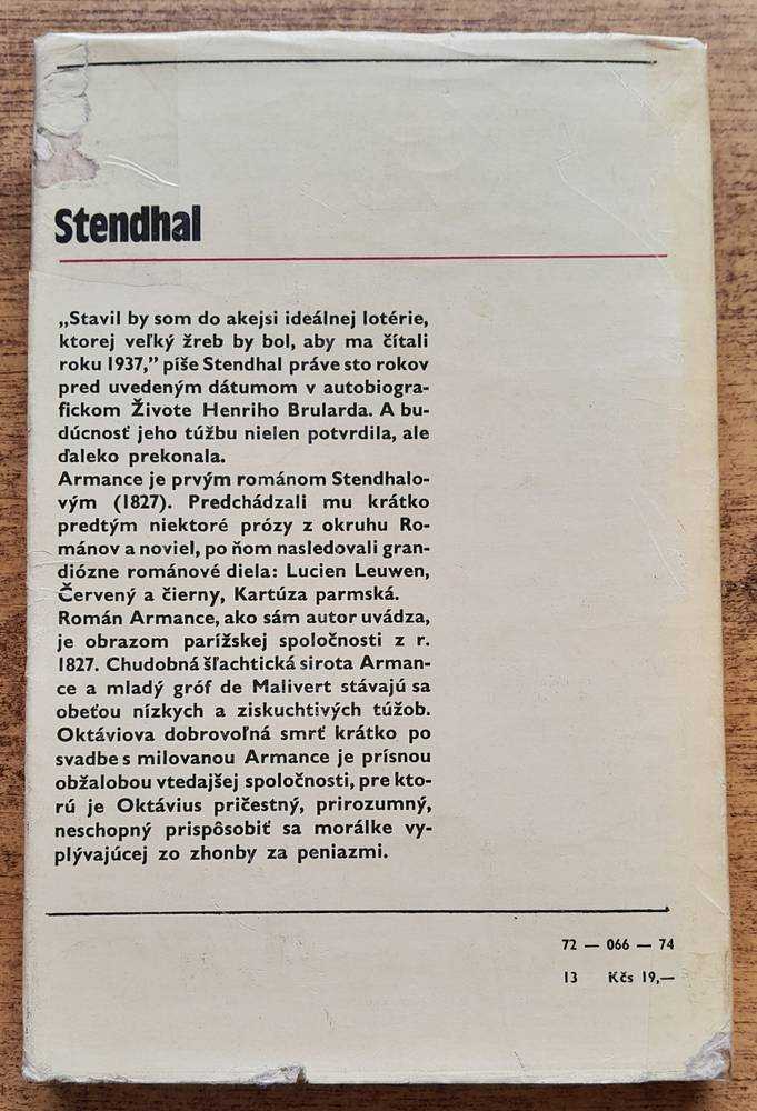 Armance / Stendhal / SPKK