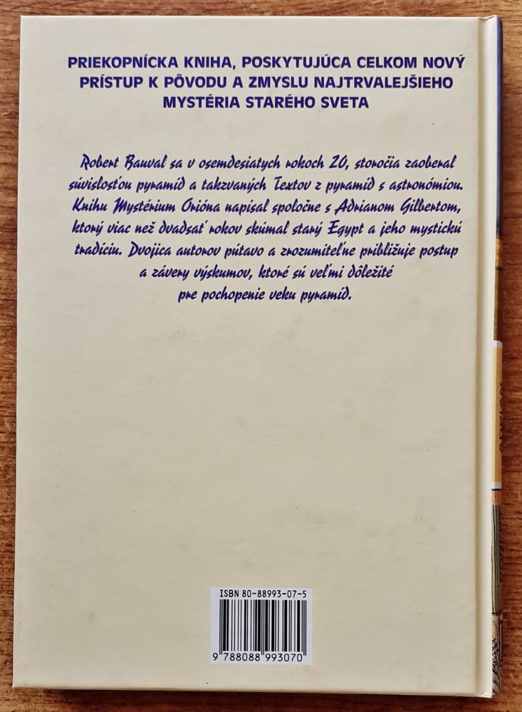 Mystérium Orióna / Odhaľovanie tajomstiev Pyramíd