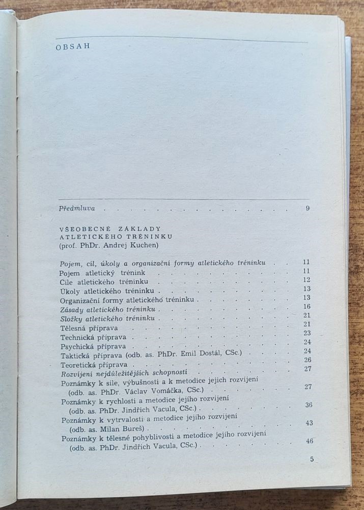 Trénink atletických disciplín