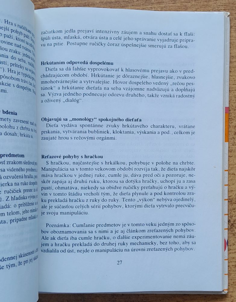 Metodika výchovnej starostlivosti o dojča / Metodická príručka