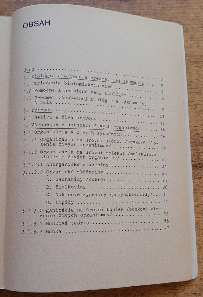 Všeobecná biológia pre 4. ročník gymnázia