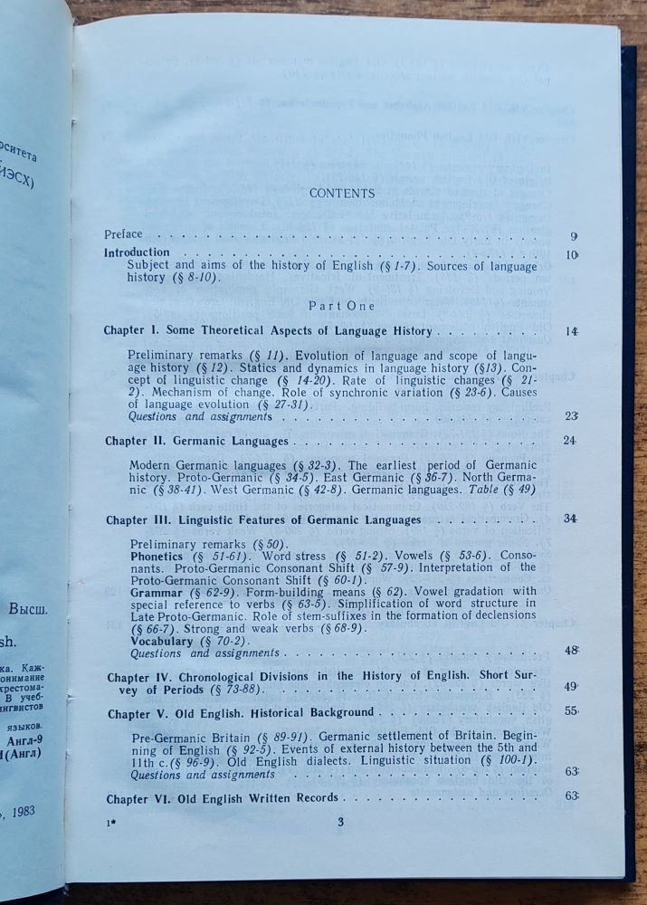 History of English / História angličtiny