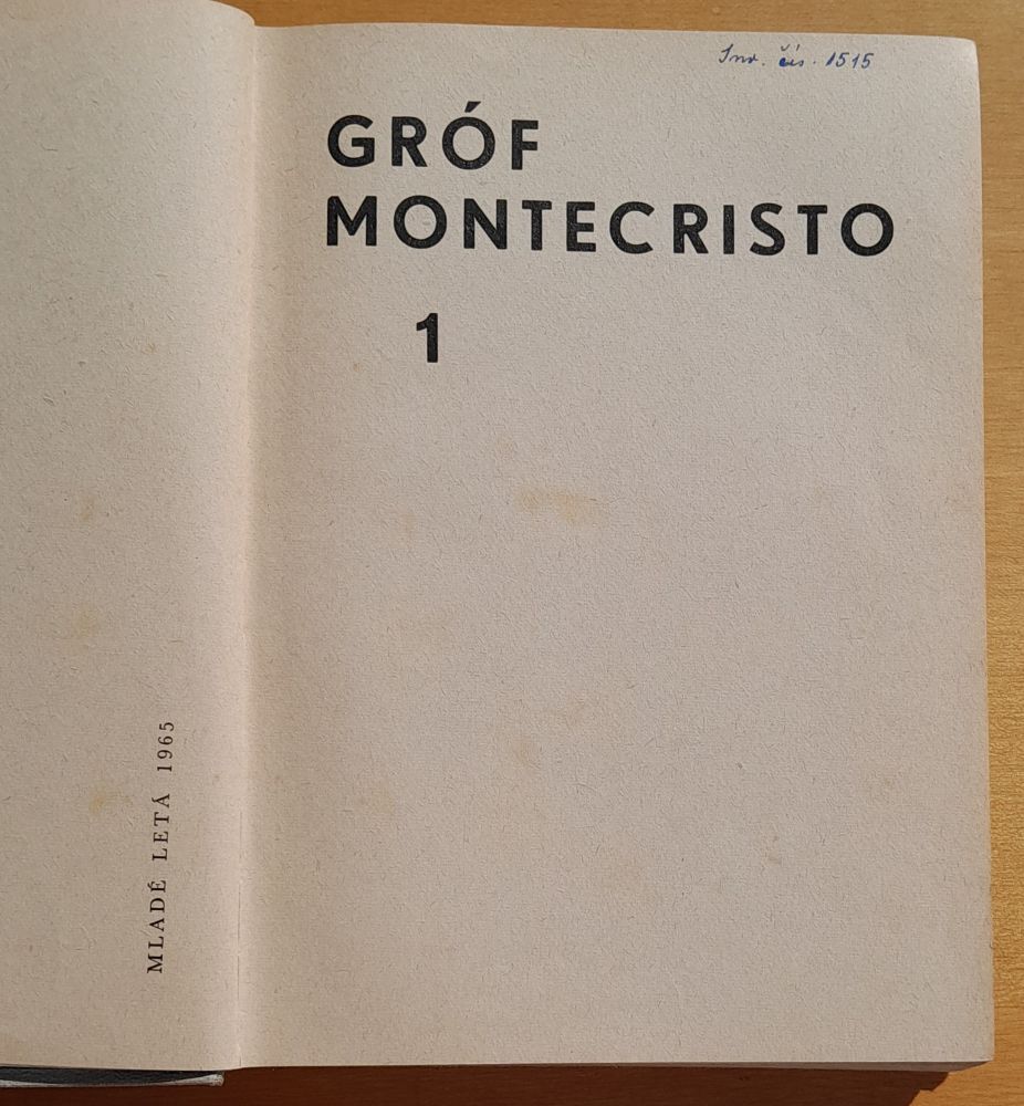 Gróf Montecristo 1.