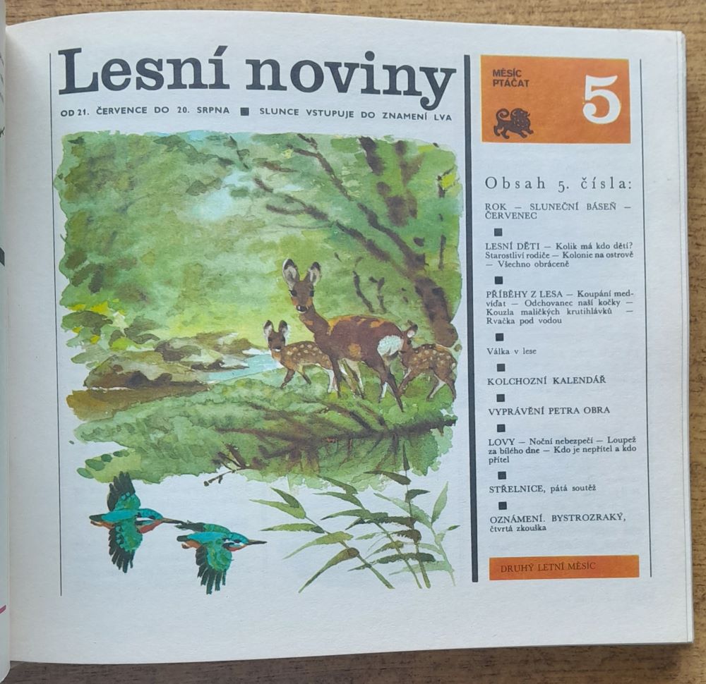 Lesní noviny na každý rok