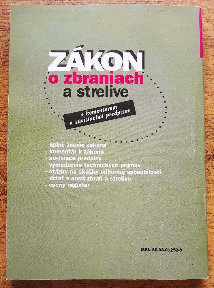 Zákon o zbraniach a strelive s komentárom a súvisiacimi predpismi / Otázky na skúšky