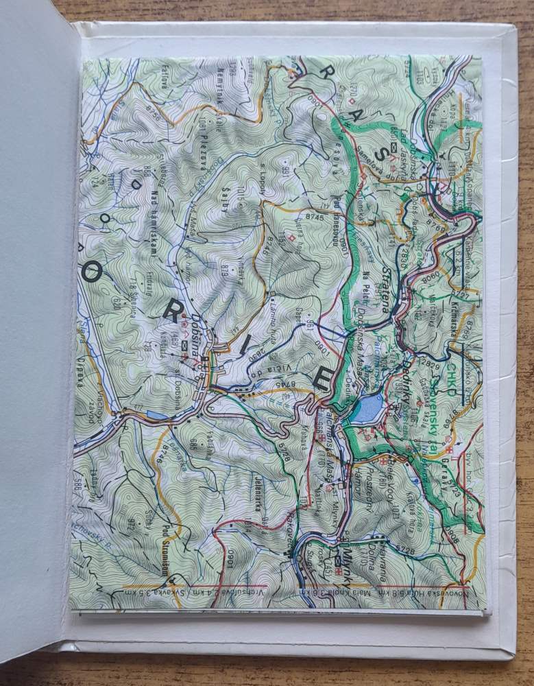 Slovenské rudohorie / Stolické vrchy / Muránska planina + mapa / Turistický sprievodca ČSSR 25