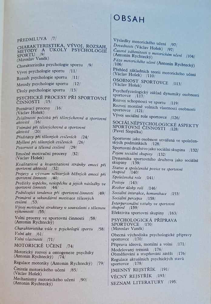 Psychologie sportu / Edice Učebnice pro vysoké školy