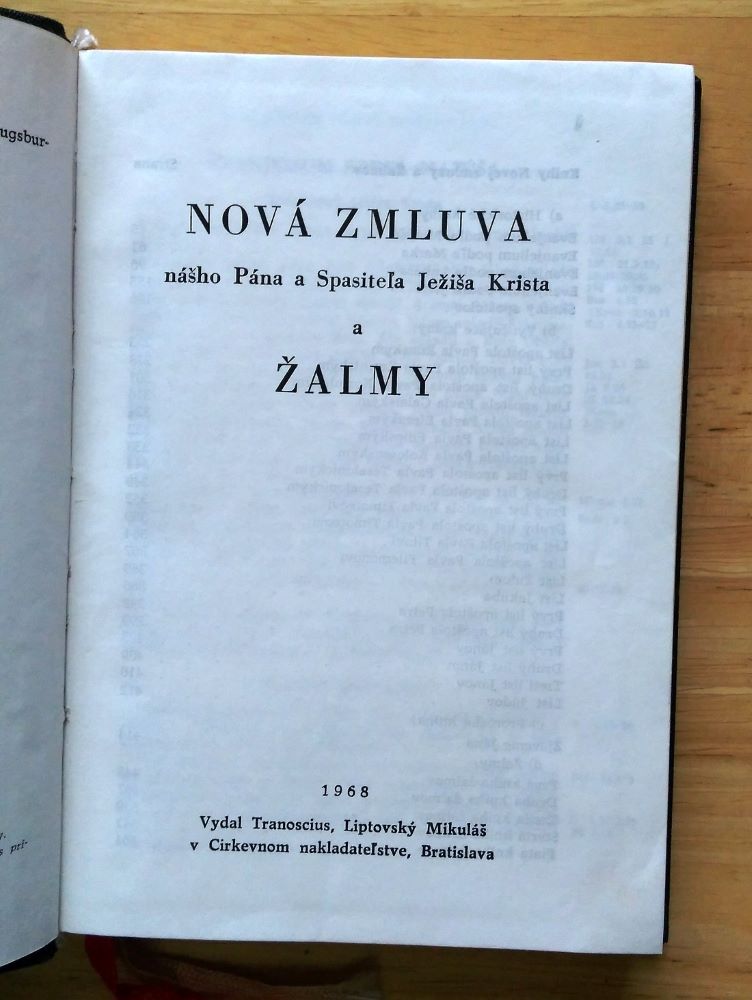 Nová zmluva a žalmy